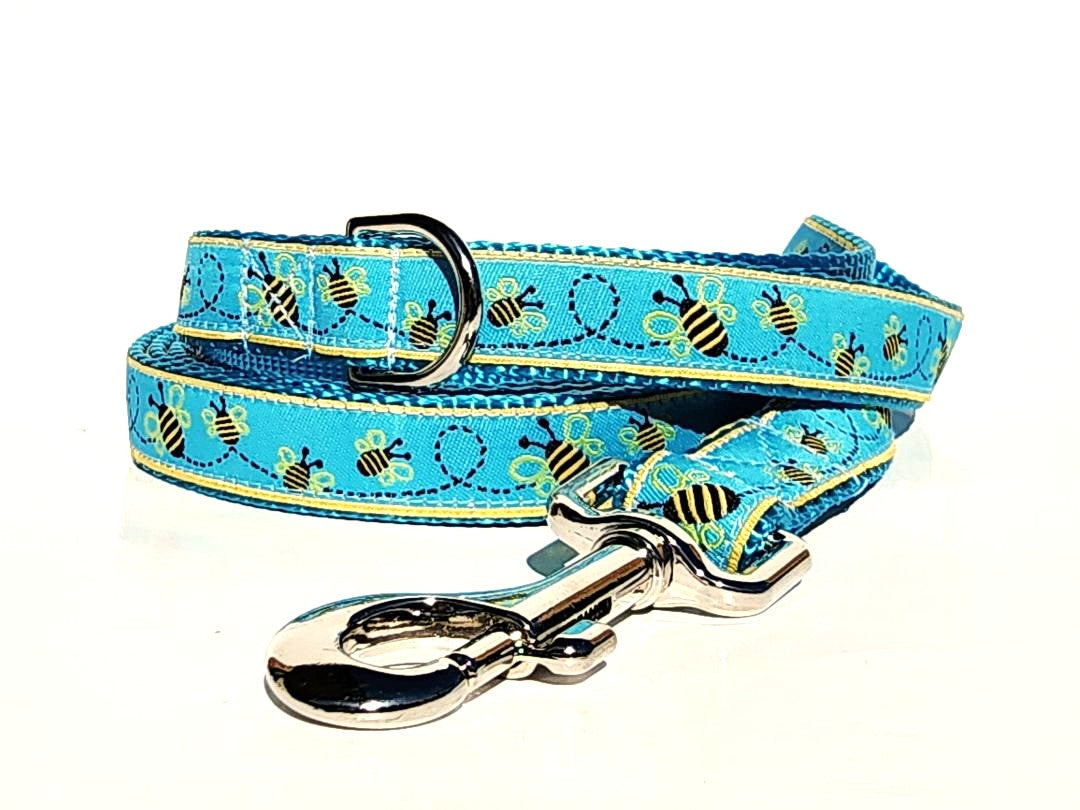 3/4" Bee Dog Collar, Martingale, or Leash image 2