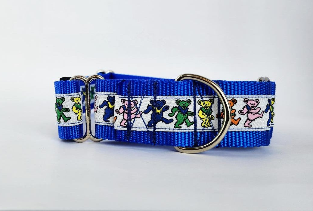 1.5" Blue Dancing Bears Martingale image 4