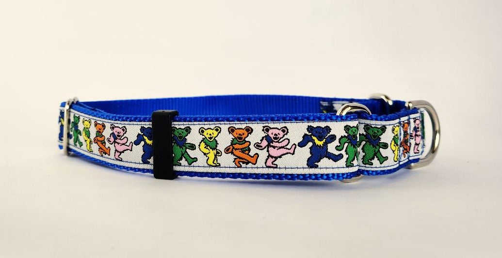 1" Dancing Bears Martingale Collar image 1