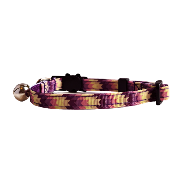 Purple Southwest Cat Collar image 1