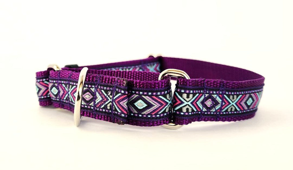 1" Purple Southwest Martingale Collar image 1