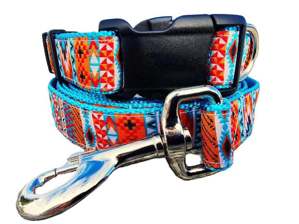 1" Southwestern Dog Collar or Leash image 0