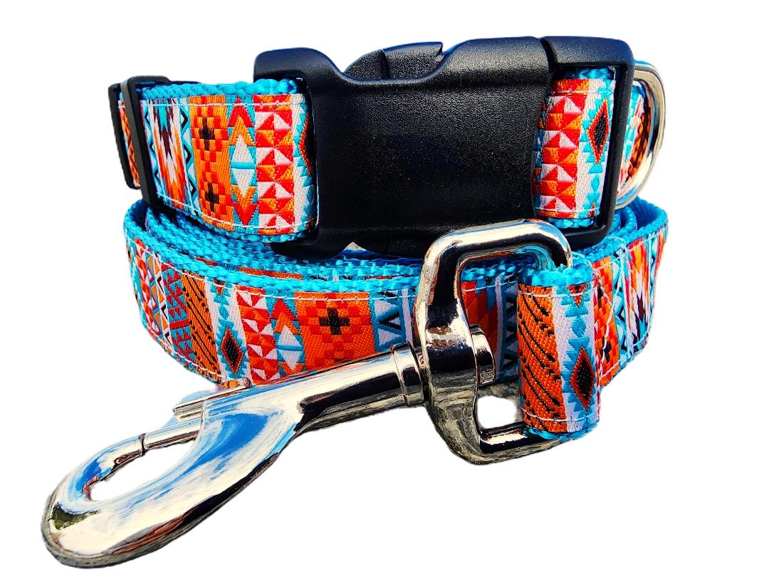 1" Southwestern Dog Collar or Leash image 0