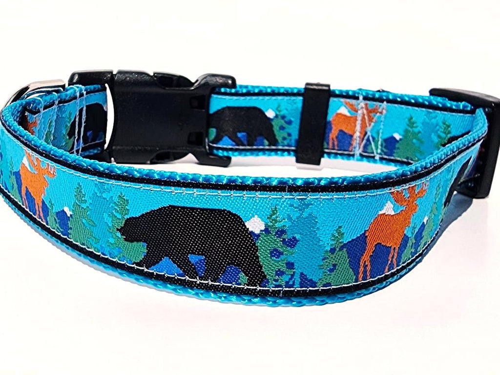 1" Bear and Moose Dog Collar, Martingale, or Leash image 4