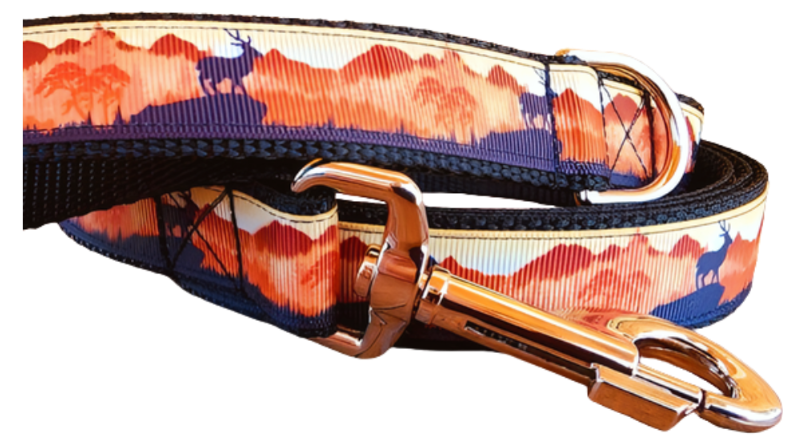 1" Deer Hunting Dog Collar, Leash, or Martingale image 1