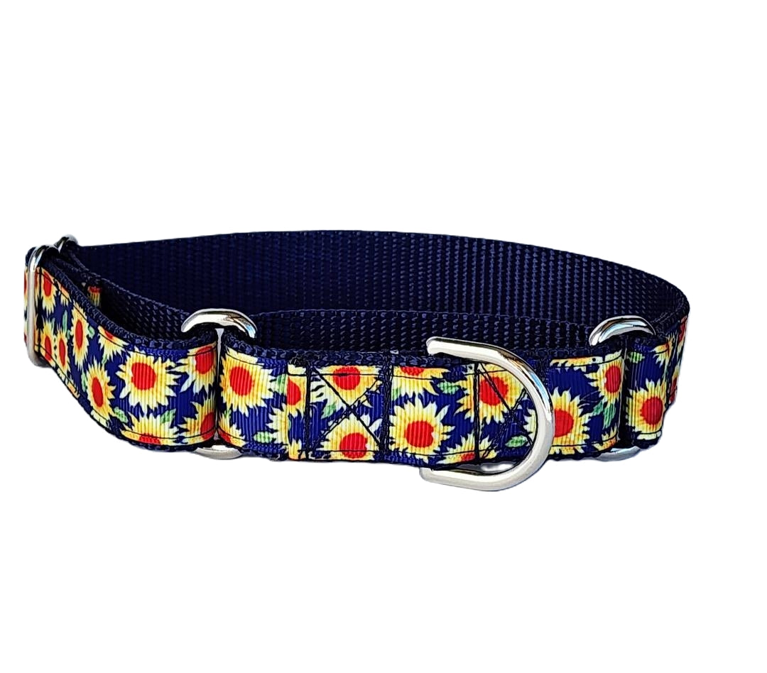 1" Sunflower Martingale Collar image 2