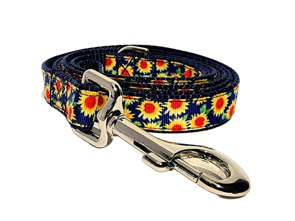 3/4" Sunflower Dog Collar, Martingale, or Leash image 5
