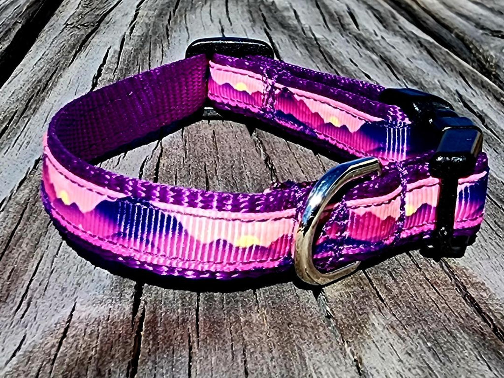 1/2" Purple Mountain Dog Collar or Leash image 4