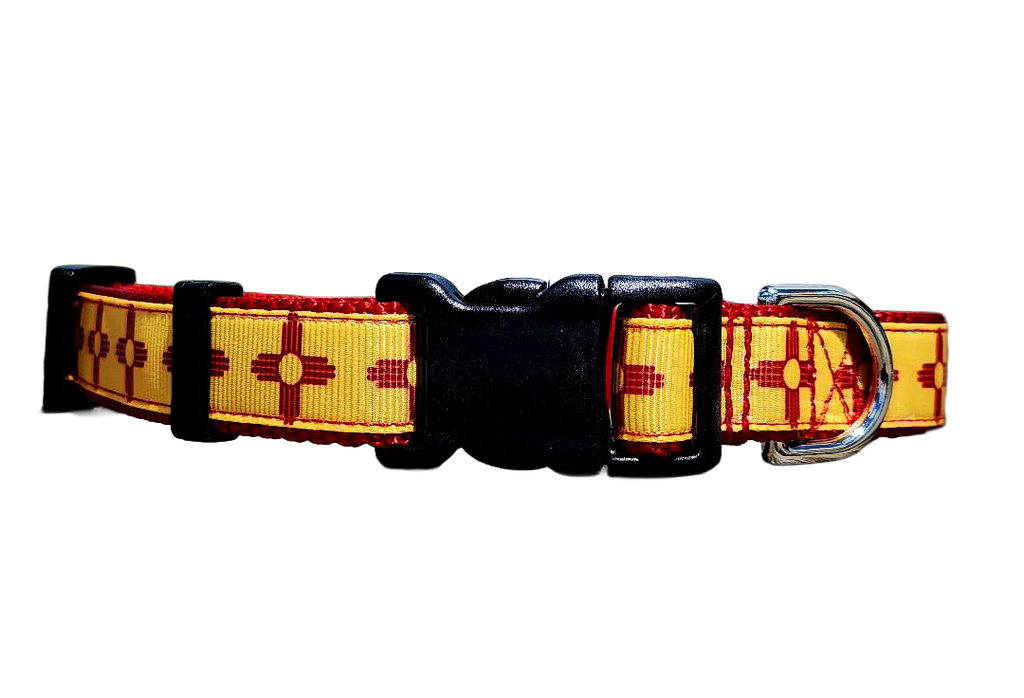 3/4" New Mexico Zia Dog Collar or Leash