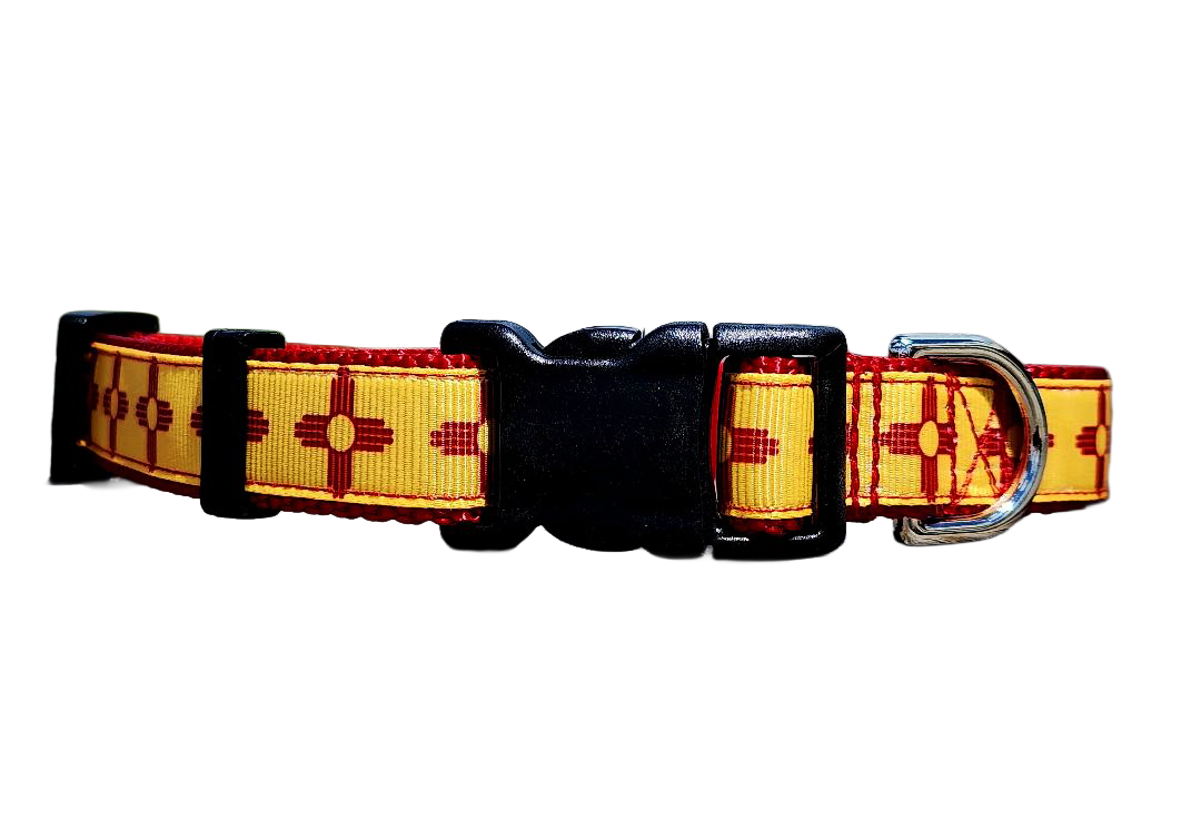 3/4" New Mexico Zia Dog Collar or Leash