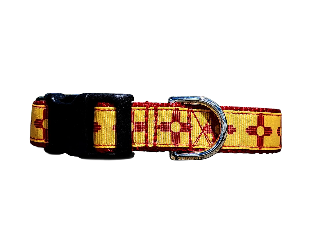 3/4" New Mexico Zia Dog Collar or Leash