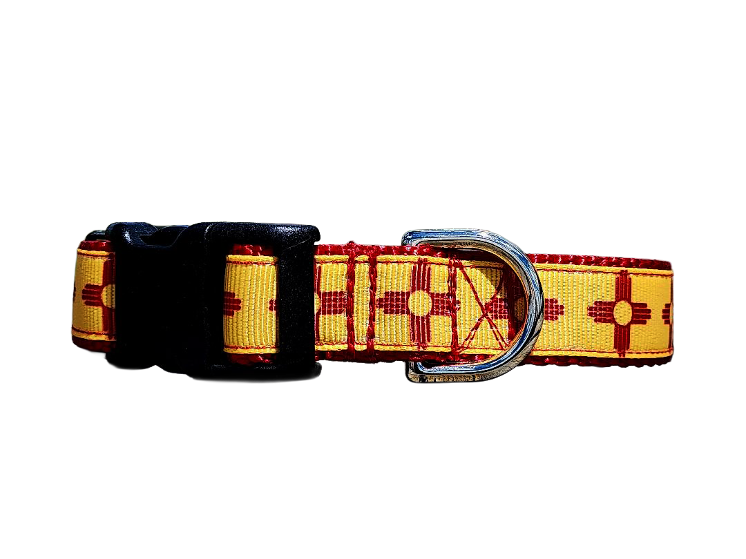 3/4" New Mexico Zia Dog Collar or Leash