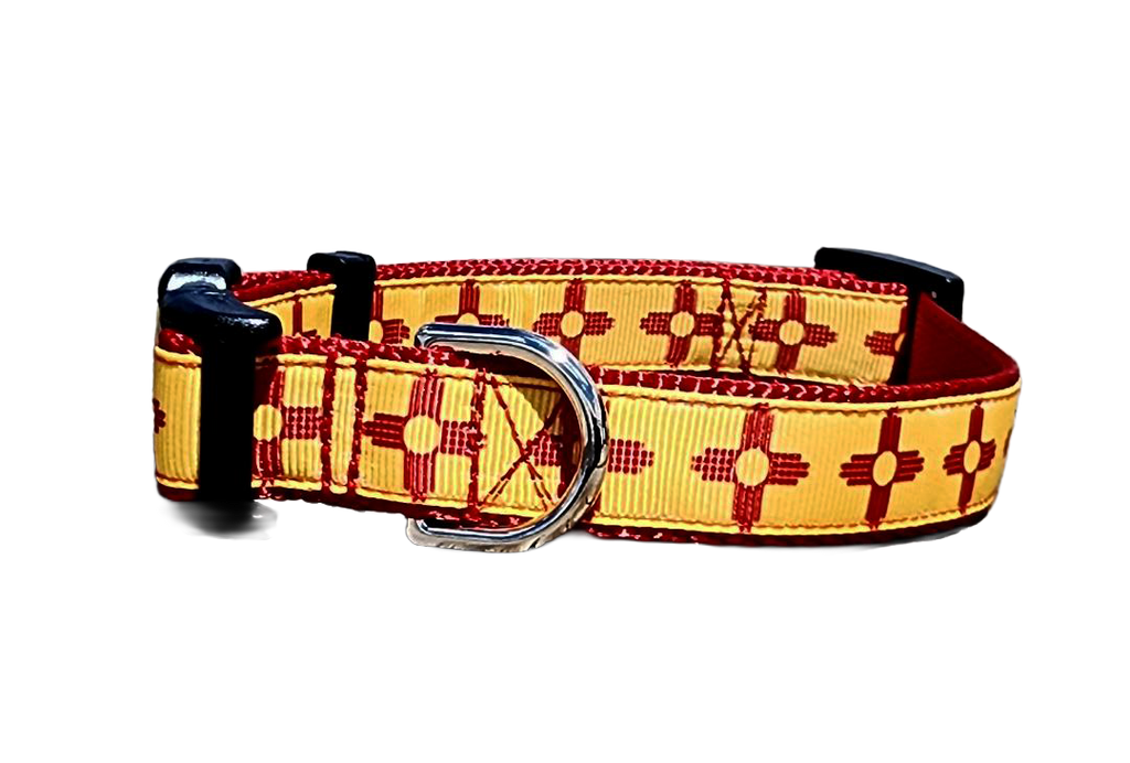 3/4" New Mexico Zia Dog Collar or Leash
