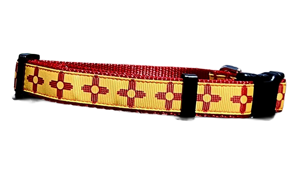 3/4" New Mexico Zia Dog Collar or Leash