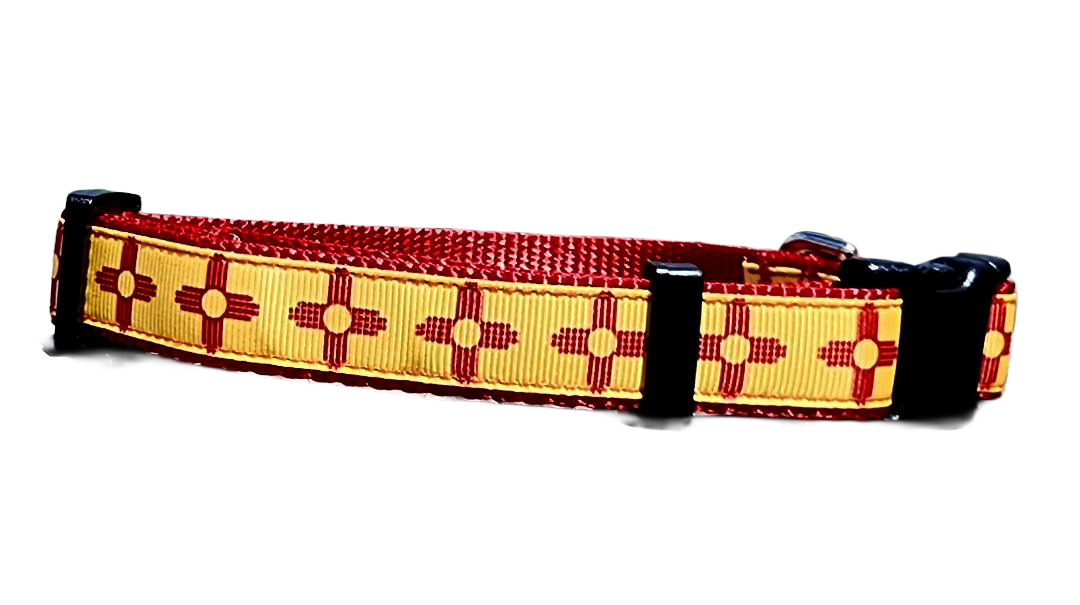 3/4" New Mexico Zia Dog Collar or Leash