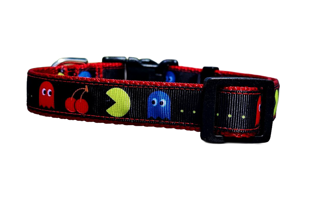 3/4" Pac-Man Dog Collar or Leash