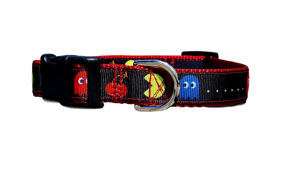 3/4" Pac-Man Dog Collar or Leash