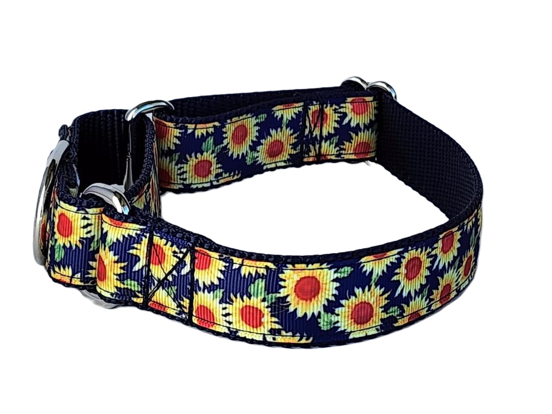 1" Sunflower Martingale Collar image 1