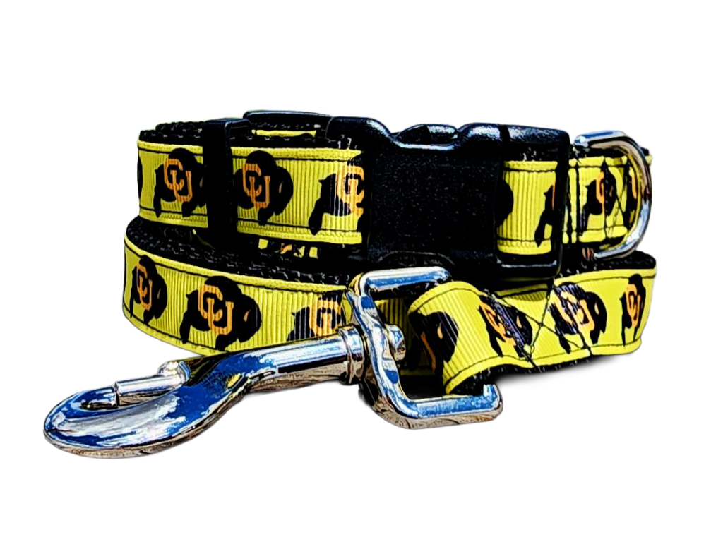 3/4" CU Boulder Dog Collar or Leash