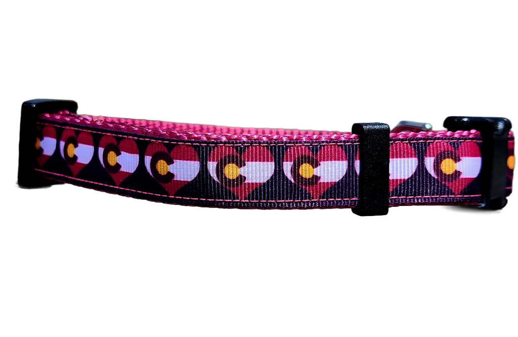 3/4" Pink Colorado Dog Collar or Leash