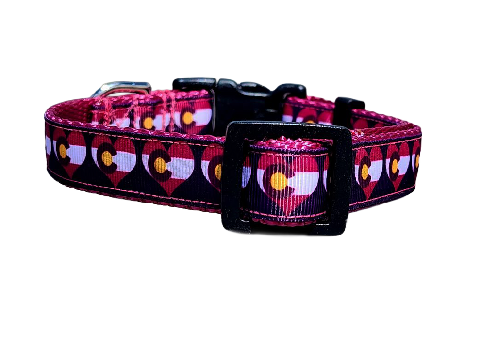 3/4" Pink Colorado Dog Collar or Leash