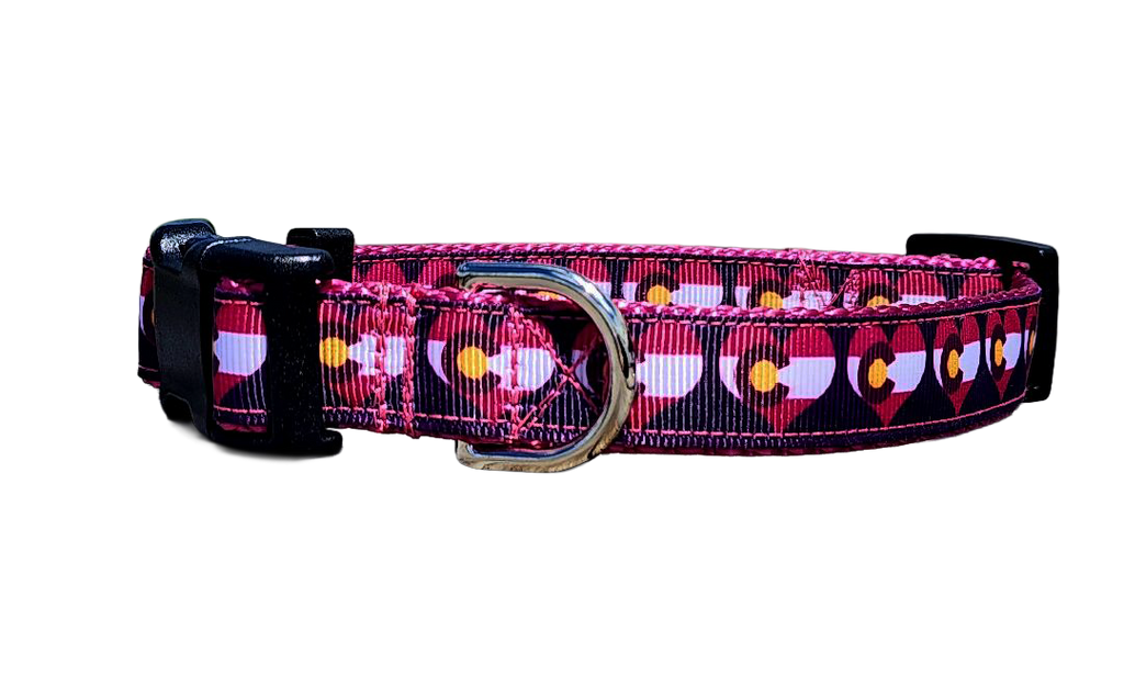 3/4" Pink Colorado Dog Collar or Leash