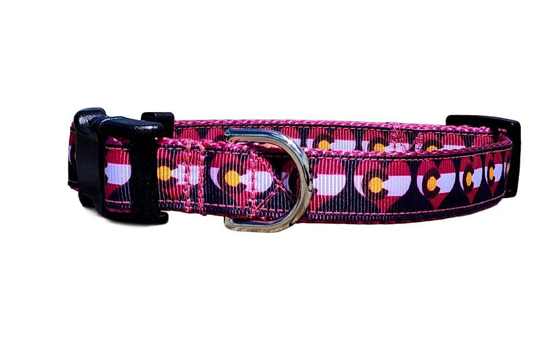 3/4" Pink Colorado Dog Collar or Leash