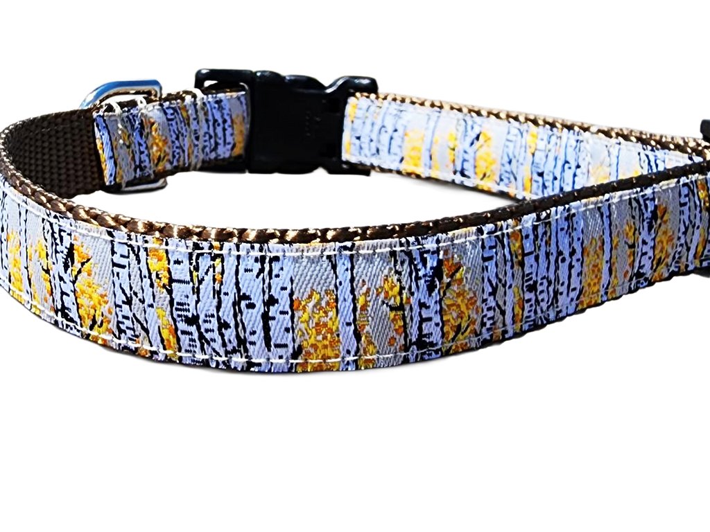 3/4" Aspen Tree Dog Collar or Leash
