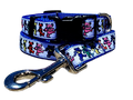 3/4" Blue Dancing Bears Collar or Leash