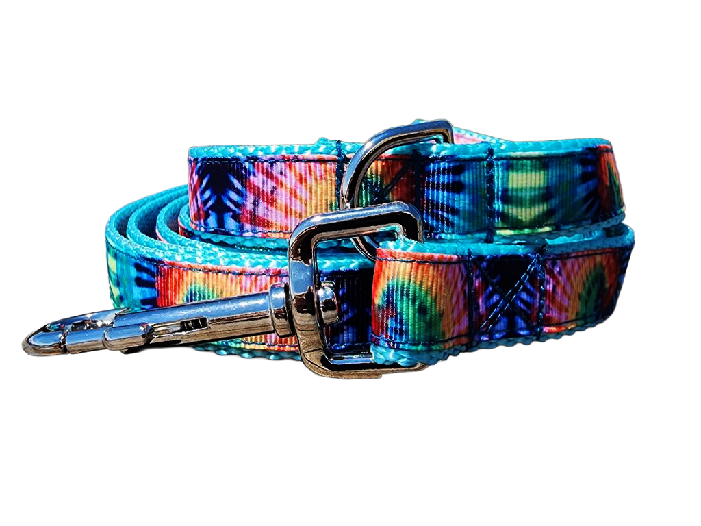 3/4" Tie Dye Dog Collar or Leash