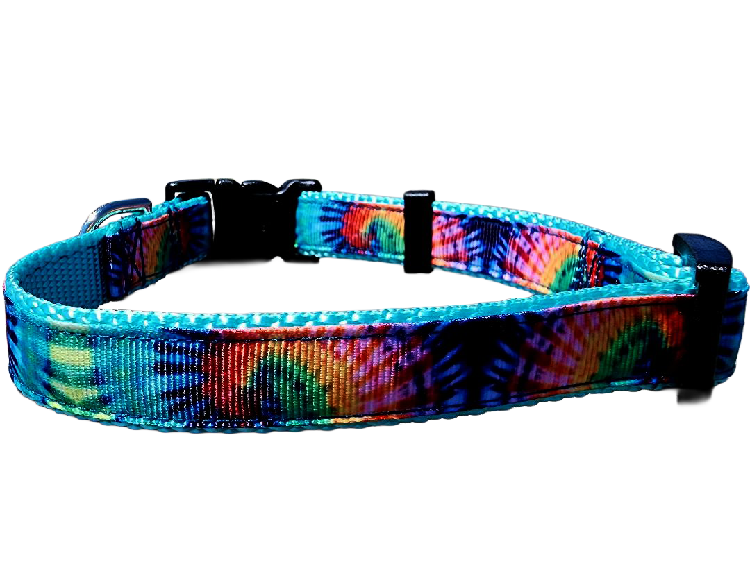 3/4" Tie Dye Dog Collar or Leash