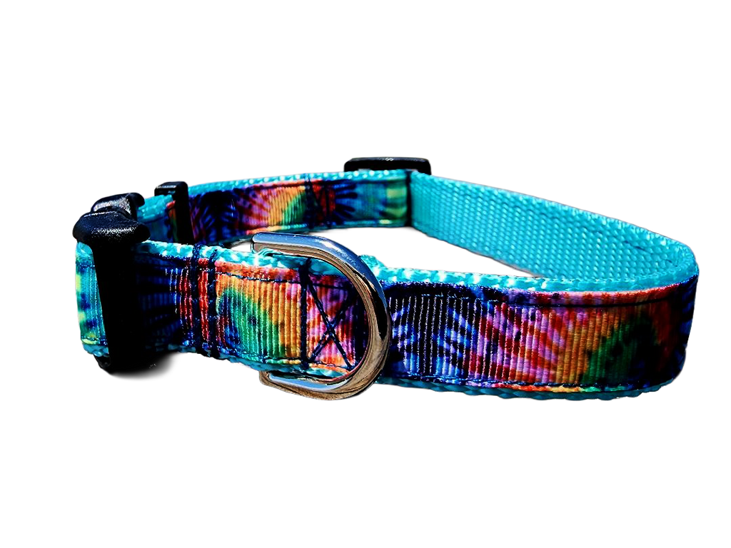 3/4" Tie Dye Dog Collar or Leash
