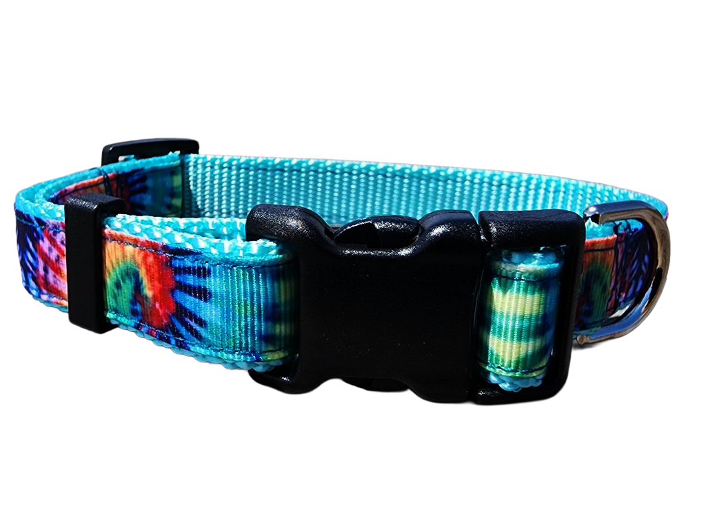 3/4" Tie Dye Dog Collar or Leash