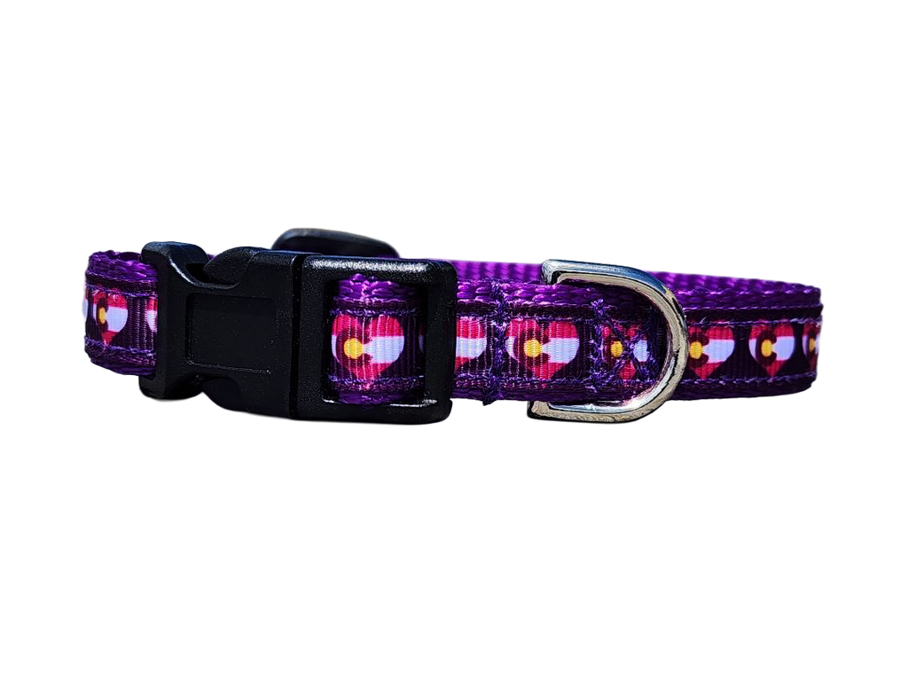 1/2" Purple or Pink Colorado Dog Collar, Leash, or Harness image 4