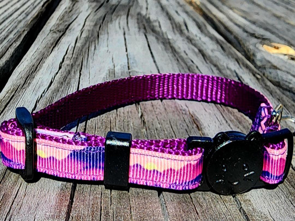 Purple Mountain Cat Collar image 0