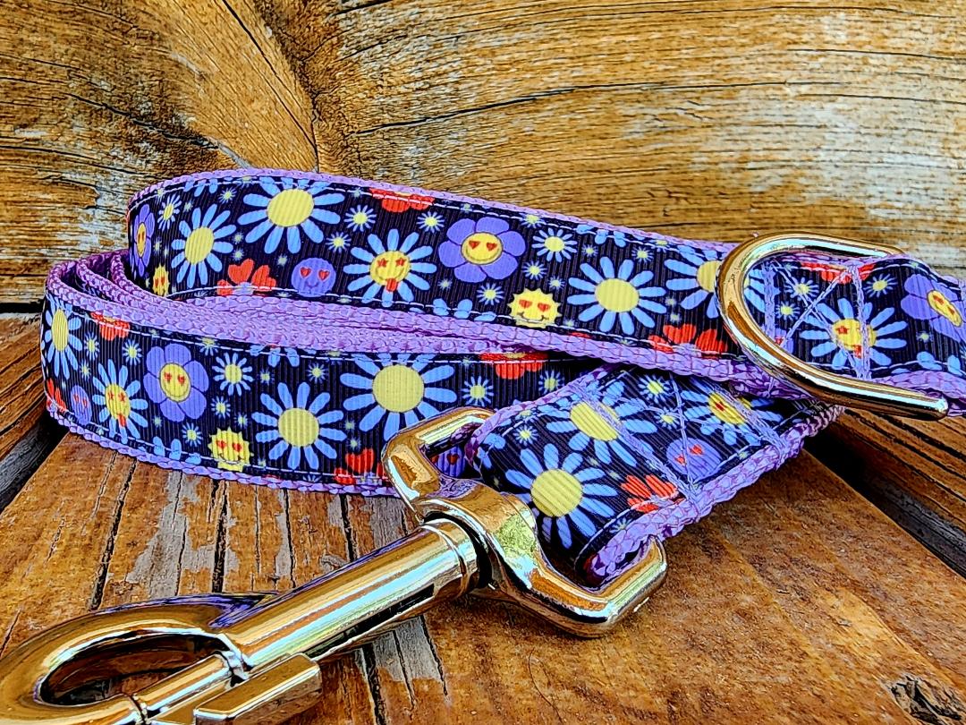 1" Hippie Dog Collar, Leash, or Martingale image 2