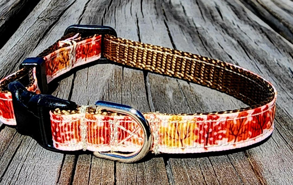 3/8" Fall Leaves Dog Collar or Leash image 2