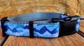 1" Mountain Abstract Dog Collar, Leash, or Martingale- 1" wide image 1
