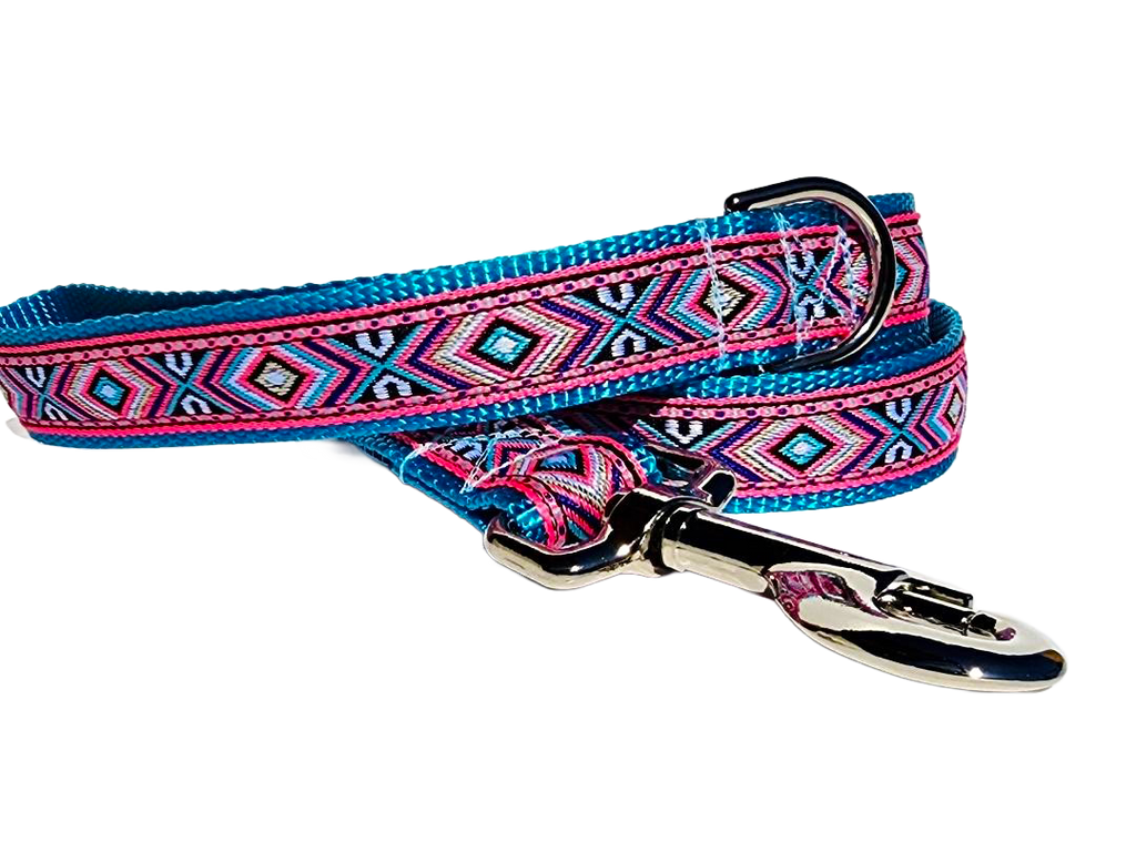 Pink Southwest Martingale Collar or Leash image 1