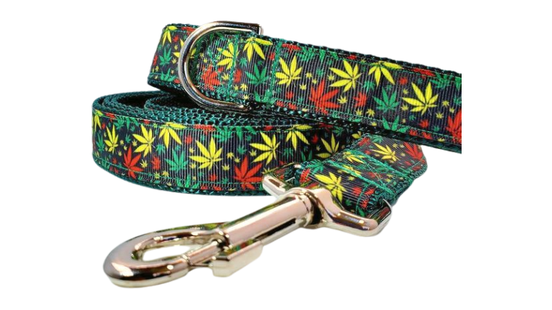 Marijuana Dog Collar, Leash, Martingale, or Harness image 2