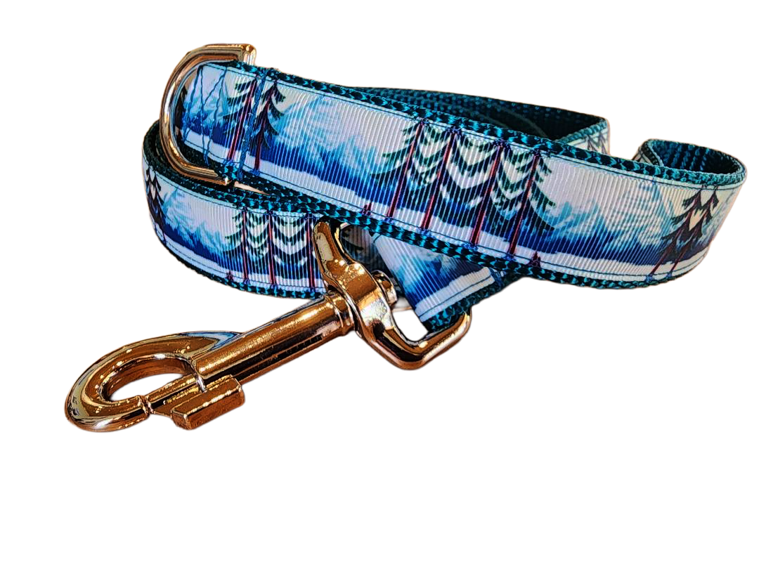 1" Mountain Tree Dog Collar, Leash, Martingale, or Harness image 3