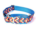 1" Aztec Martingale Dog Collar image 0