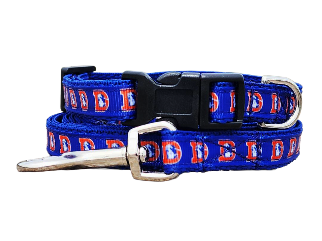 1/2" Retro Broncos Dog Collar image 1