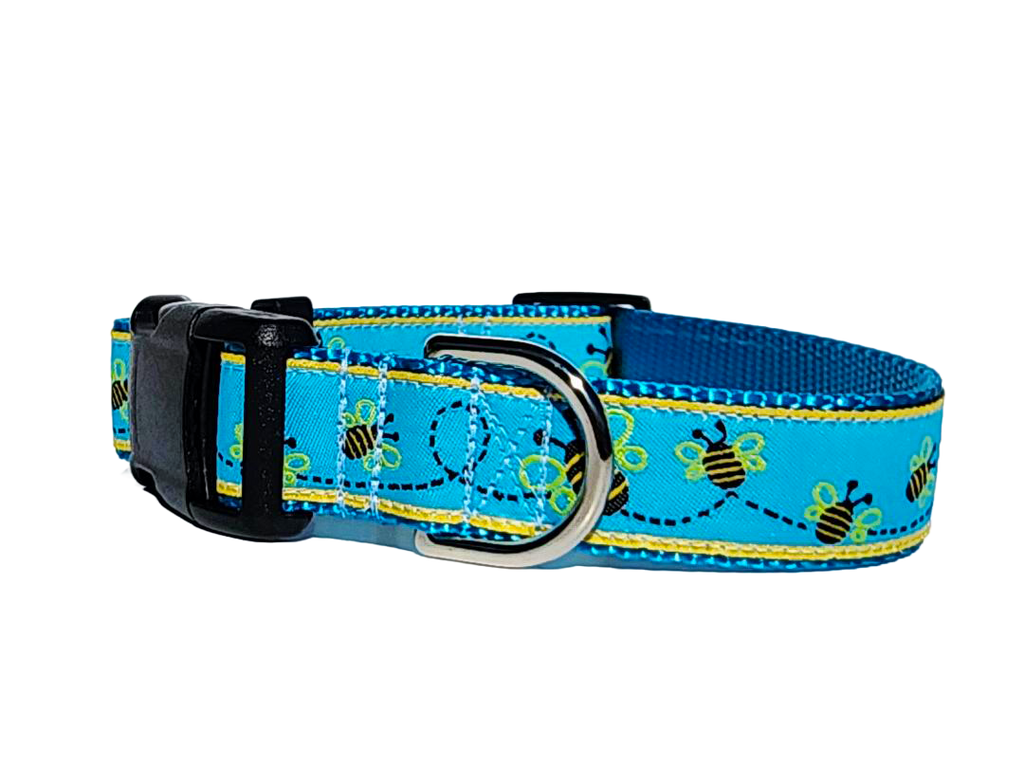 1" Bee Dog Collar, Martingale, or Leash image 2