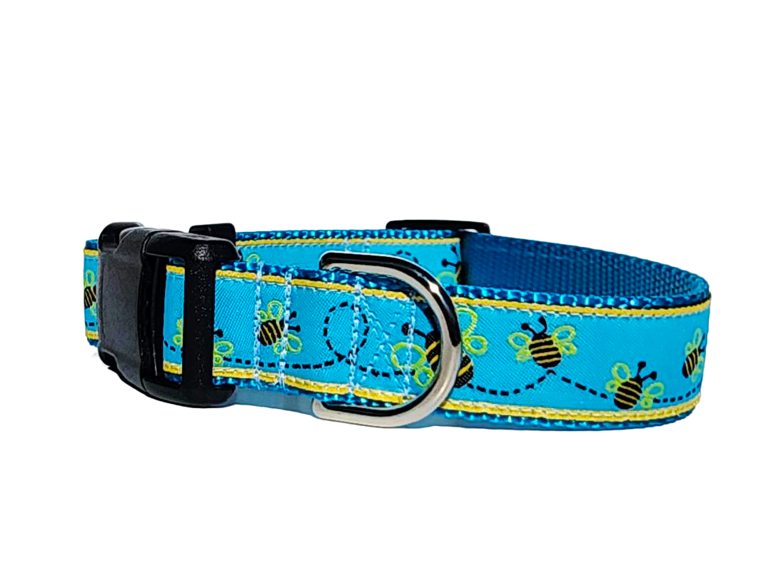 1" Bee Dog Collar, Martingale, or Leash image 2