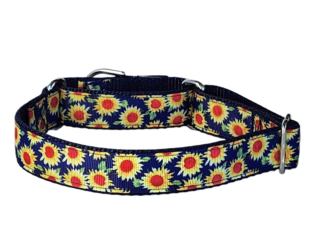 1" Sunflower Martingale Collar image 0