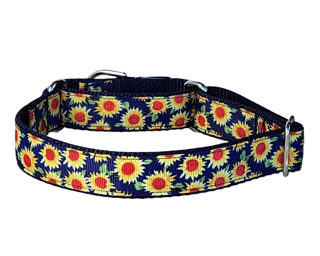 1" Sunflower Martingale Collar image 0