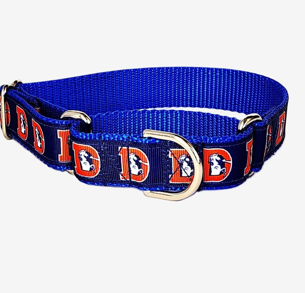 1" Retro Broncos Martingale Collar image 3