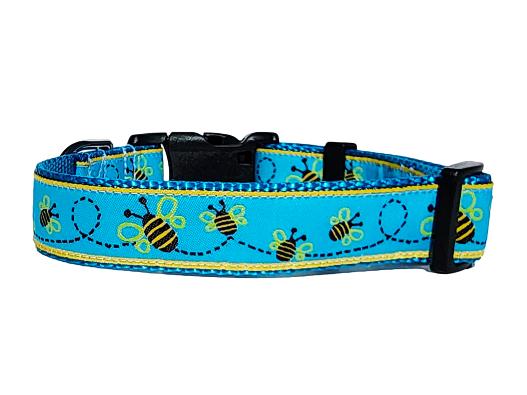 1" Bee Dog Collar, Martingale, or Leash image 6