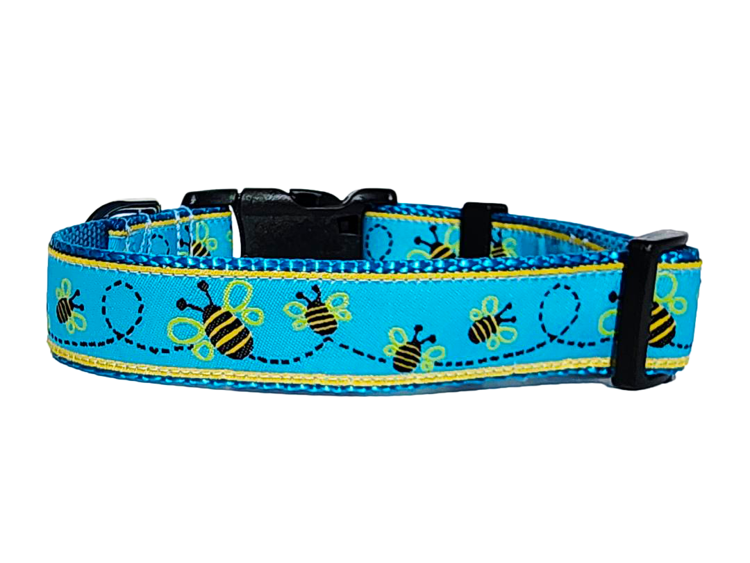 1" Bee Dog Collar, Martingale, or Leash image 6
